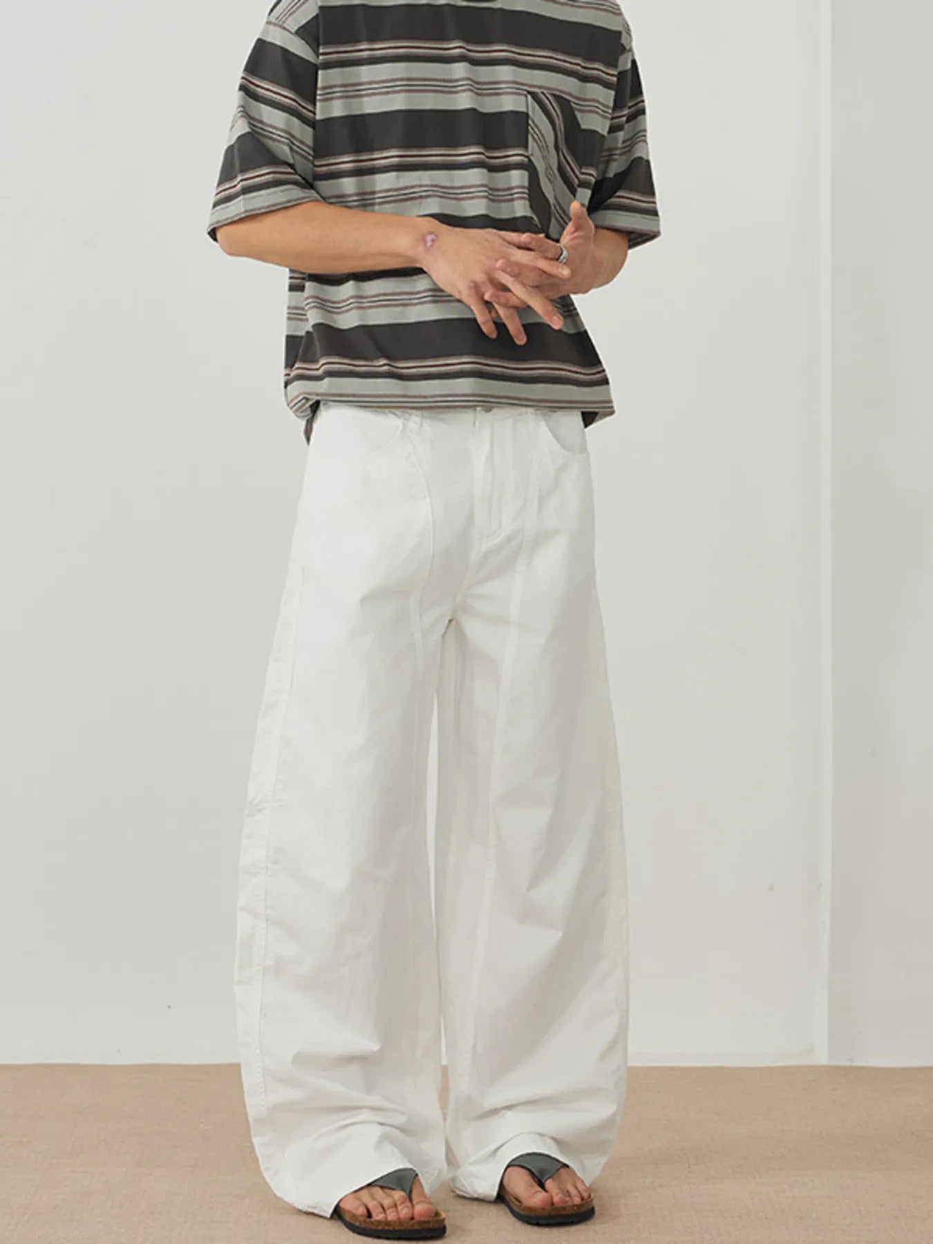 Men's Wide Leg Casual Pants