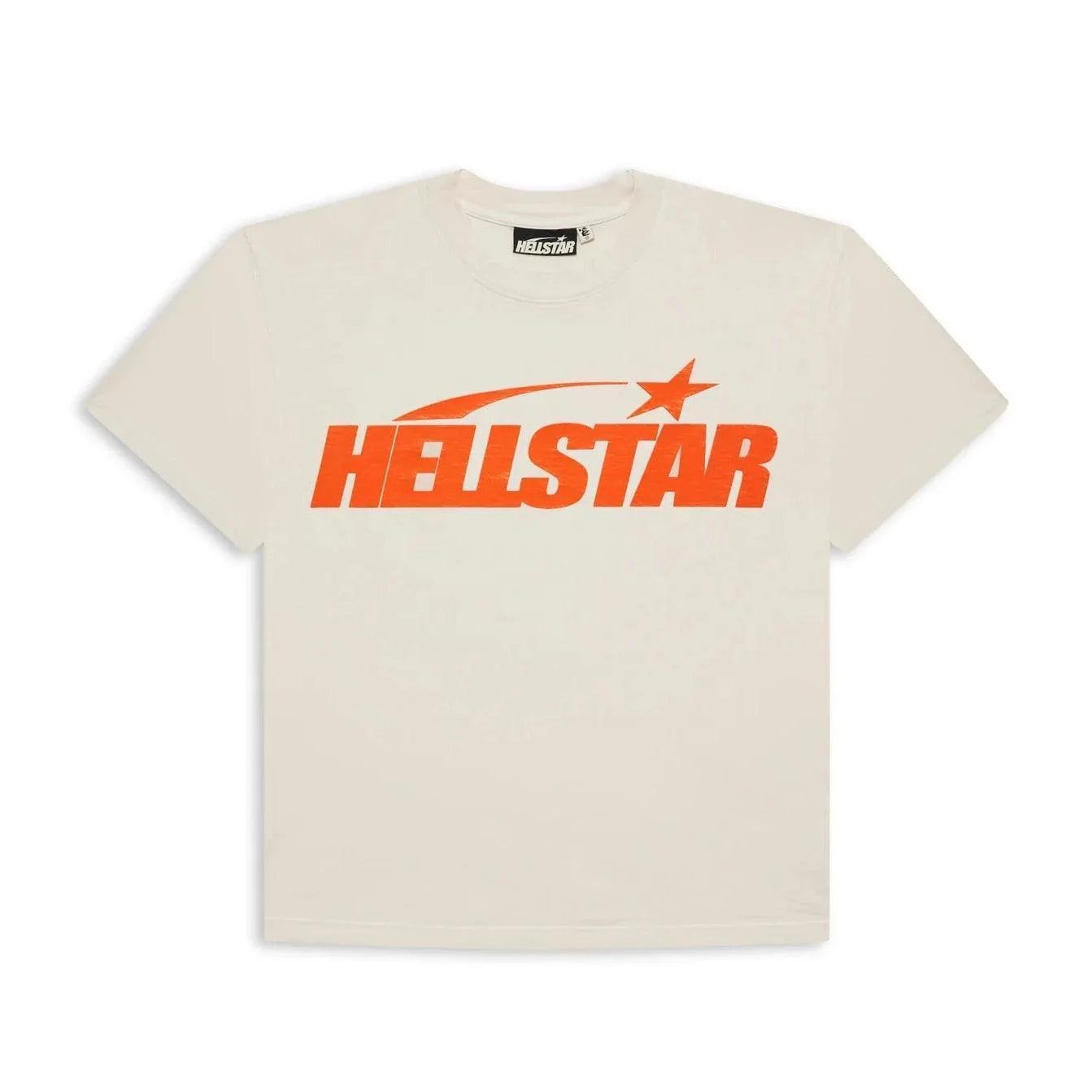 Hellstar Studios Classic Gel T-Shirt Beige & Orange
