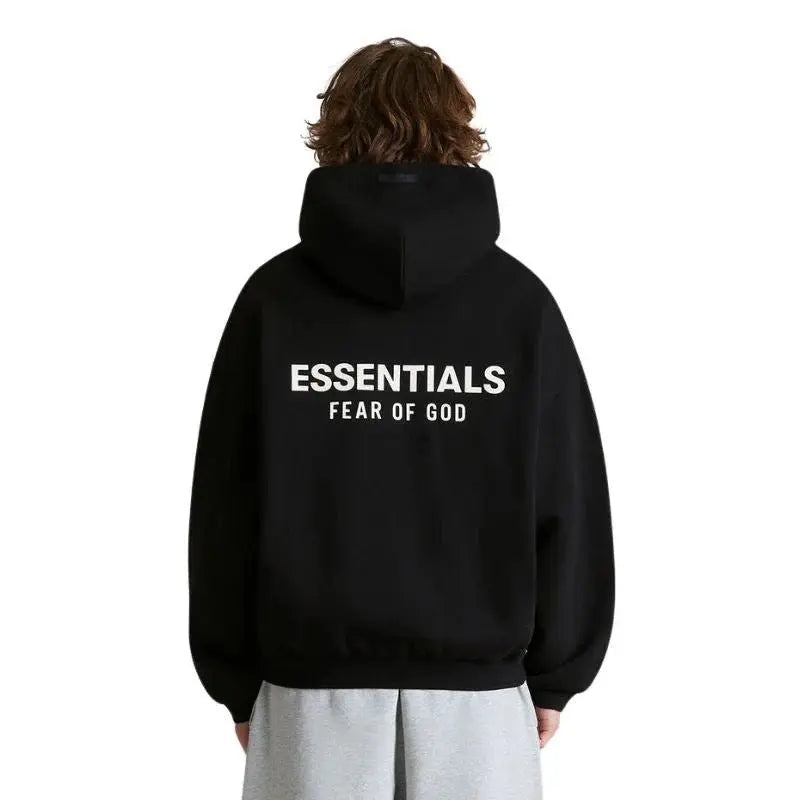 Fear of God Essentials - Fleece Hoodie (FW24 Holiday) Black Sonnys